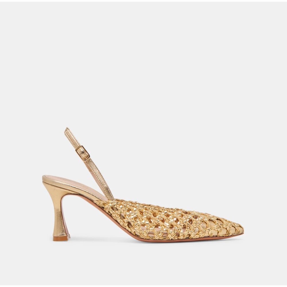 Dolce Vita Gloria Heels in Gold